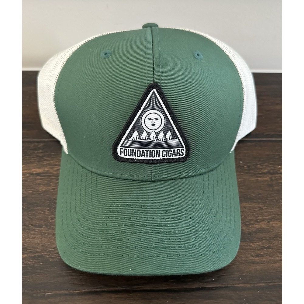 Foundation Cigars Tabernacle Snapback Cap Baseball Hat Green  NEW